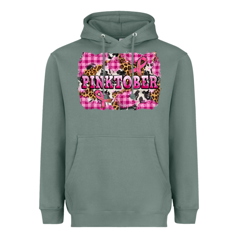Pinktober With Cancer Ribbon Heavyweight Hoodie by AdoDesignShop | Teevron
