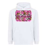 White pinktober with cancer ribbon Heavyweight Hoodie - AdoDesignShop