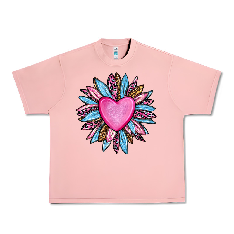 Valentine's Day Sunflower Olivia Urban Heavy Tee by OliviaCreatesArt | Teevron