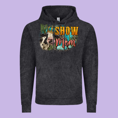 Show Mom Cow Mother's Day Vintage Hoodie Designed By Fadigitalartstudio
