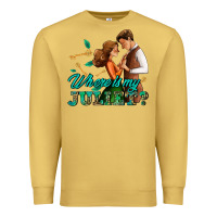 Antique Gold where is my juliet Premium Sweatshirt - AdoDesignShop