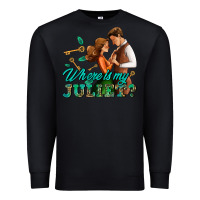 Black where is my juliet Premium Sweatshirt - AdoDesignShop