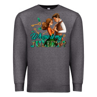 Charcoal Heather where is my juliet Premium Sweatshirt - AdoDesignShop