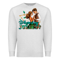 Oatmeal Heather where is my juliet Premium Sweatshirt - AdoDesignShop