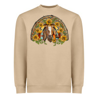Mushroom Western Leopard Sunflower Goat Rainbow Heavyweight Sweatshirt - BarkalooDesign