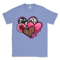Colony Blue valentines day western hearts and sunflower Classic Tee - Jasminsmagicworld