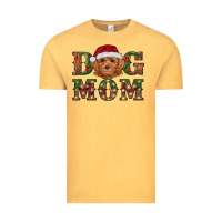 Vintage Mustard christmas  toy poodle dog mom Vintage Tee - RanaPortraitStore