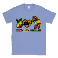 Peace Love Juneteenth Classic Tee | Teevron