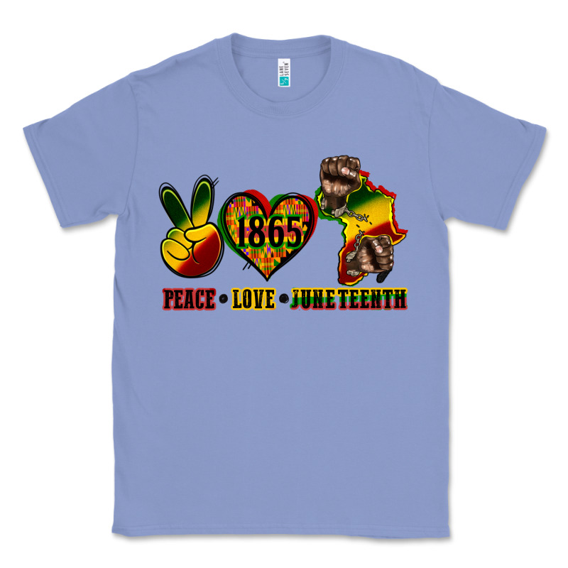 Peace Love Juneteenth Classic Tee by CowGirlArtShop | Teevron
