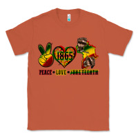 Copper peace love juneteenth Classic Tee - CowGirlArtShop