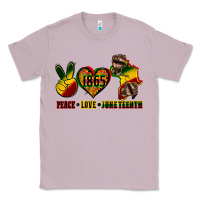 Lilac peace love juneteenth Classic Tee - CowGirlArtShop