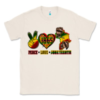 Natural peace love juneteenth Classic Tee - CowGirlArtShop