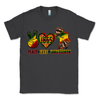 Smoke peace love juneteenth Classic Tee - CowGirlArtShop
