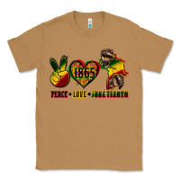 Toasted Coconut peace love juneteenth Classic Tee - CowGirlArtShop