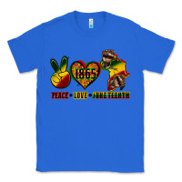 True Royal peace love juneteenth Classic Tee - CowGirlArtShop