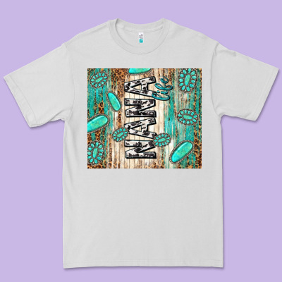 Nana Life Glitter Leopard Premium Tee Designed By Tumblerdesignbyshophia