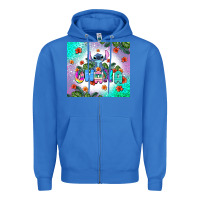True Royal ohana stitch Zipper Hoodie - AdoDesignShop