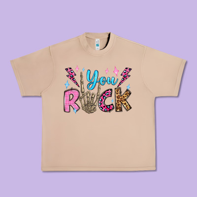 You Rock Valentine's Day Olivia Urban Heavy Tee Designed By Oliviacreatesart