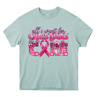 Arona all i want for christmas is a cure breast cancer Heavy Core Tee - texasbilliewilder