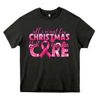 Asphalt all i want for christmas is a cure breast cancer Heavy Core Tee - texasbilliewilder