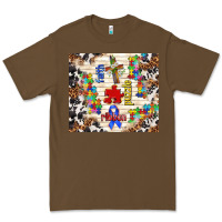 Cacao faith puzzle ribbon Premium Tee - TumblerDesignByShophia