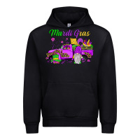 Black mardi gras truck gnome Urban Hoodie - JahusDesignShop