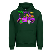 Forest Green mardi gras truck gnome Urban Hoodie - JahusDesignShop