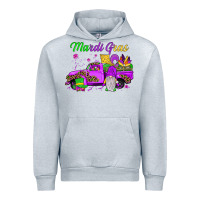 Heather Grey mardi gras truck gnome Urban Hoodie - JahusDesignShop