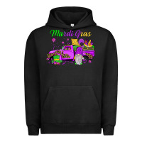 Pigment Black mardi gras truck gnome Urban Hoodie - JahusDesignShop
