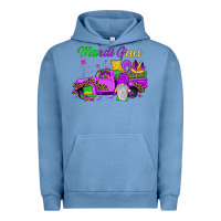 Pigment Pebble Blue mardi gras truck gnome Urban Hoodie - JahusDesignShop