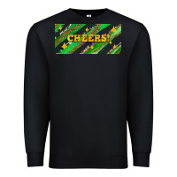 Black leopar and cowhide with cheers Premium Sweatshirt - AdoDesignShop