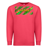 Cardinal leopar and cowhide with cheers Premium Sweatshirt - AdoDesignShop