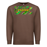 Chestnut leopar and cowhide with cheers Premium Sweatshirt - AdoDesignShop