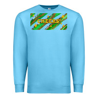 Ocean Blue leopar and cowhide with cheers Premium Sweatshirt - AdoDesignShop