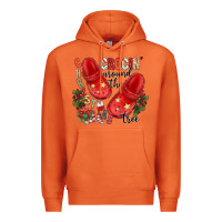 Carrot christmas crocin around the tree Premium Hoodie - CowhideDigitalArt