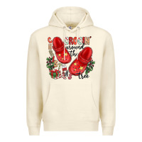 Sandshell christmas crocin around the tree Premium Hoodie - CowhideDigitalArt