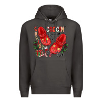 Smoke christmas crocin around the tree Premium Hoodie - CowhideDigitalArt