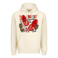 Tofu christmas crocin around the tree Premium Hoodie - CowhideDigitalArt