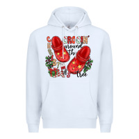 White christmas crocin around the tree Premium Hoodie - CowhideDigitalArt