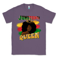 Lavender juneteenth queen black woman afro queen Classic Tee - CowGirlArtShop