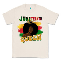 Natural juneteenth queen black woman afro queen Classic Tee - CowGirlArtShop
