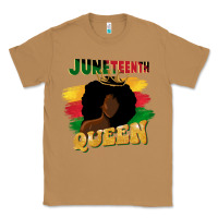 Toasted Coconut juneteenth queen black woman afro queen Classic Tee - CowGirlArtShop