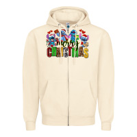 Sandshell merry christmas stitch Zipper Hoodie - AdoDesignShop