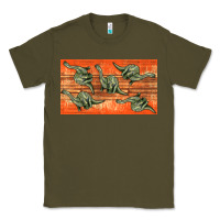 Army Green dinosaur brontosaurus sippy cup Classic Tee - Artiststas
