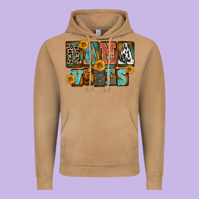 Western Mama Vibes Mother's Day Vintage Hoodie Designed By Fadigitalartstudio