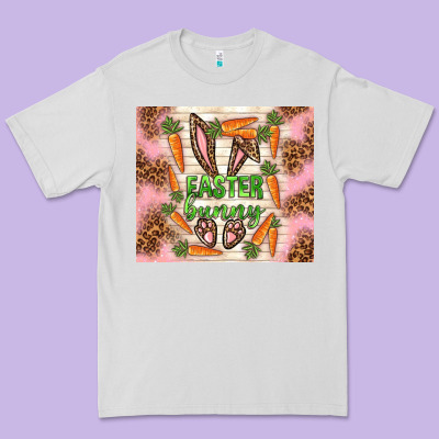Easter Bunny With Carrots Premium Tee Designed By Tumblerdesignbyshophia