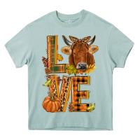 Arona Love fall cow Heavy Core Tee - NancyCooperArtShop
