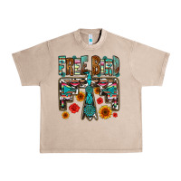 French Oak western free bird Urban Heavy Tee - OliviaCreatesArt