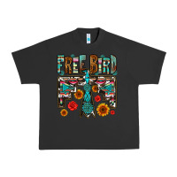 Pigment Black western free bird Urban Heavy Tee - OliviaCreatesArt