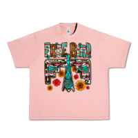 Salmon western free bird Urban Heavy Tee - OliviaCreatesArt
